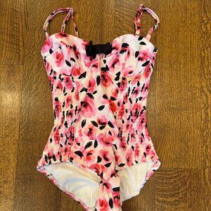 Kate Spade Floral One-Piece Swimsuit | Size S